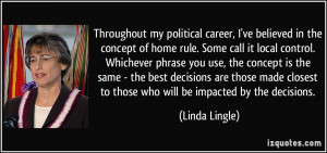More Linda Lingle Quotes