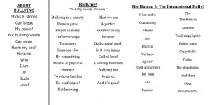 Click Here: 3 Important Poems on BULLYING!