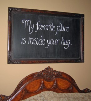 chalkboard quote