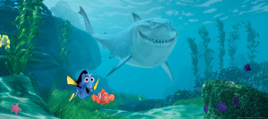 Finding Nemo Bruce Meme Wall mural wallpaper finding