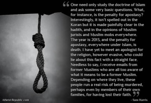 Sam Harris: One Need Only Study the Doctrine of Islam