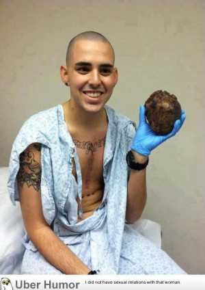 Man after successful heart transplant !! holding his own heart