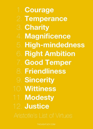 ... Justice Aristotle’s List of Virtues #quote #quotes #design #