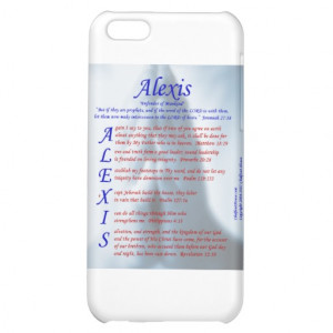 Alexis Acrostic Iphone Cover