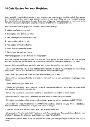 Funny Love Sayings To Your Boyfriend (5)