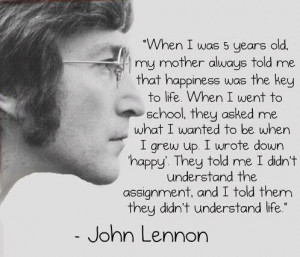 john lennon happiness