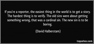 More David Halberstam Quotes
