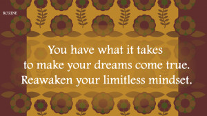 Limitations live only in our minds. But if we use our imaginations ...