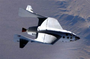 Private spaceship set for historic flight