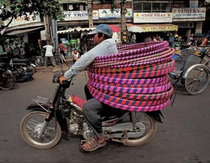 Who needs trucks in Vietnam; why not just stack crazy stuff up and use ...
