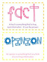 fact opinion example and visual more opinion sorting facts and opinion ...