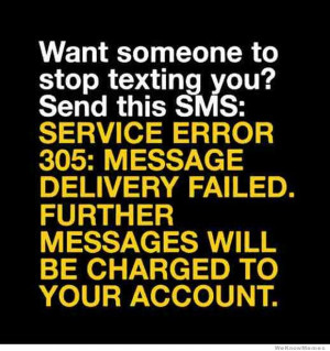 Want someone to stop texting you? Here’s how you do it…