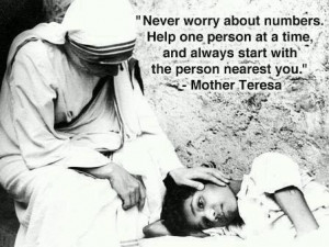 Great Quotes. Quotes. Mother Teresa.