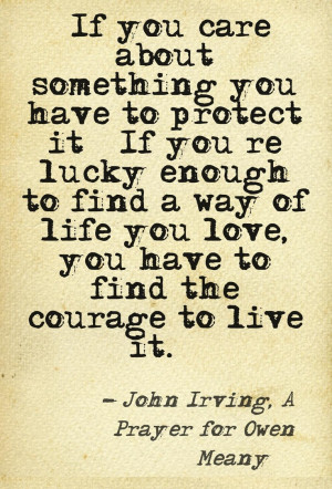 Prayer for Owen Meany-- First read it in high school, still my ...