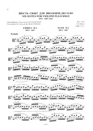 Bach Cello Suites Bwv Viola