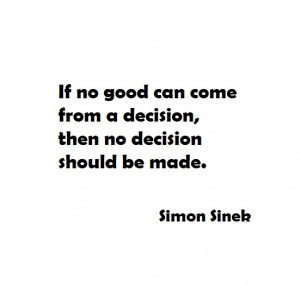 Making Decision by Simon Sinek