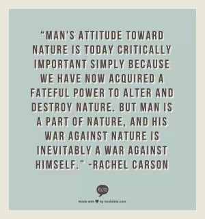 Rachel Carson.