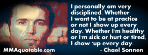 Chael Sonnen is a great fighter, inspiring person, and has a wealth of ...