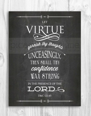 ... Virtue+Garnish+Thy+Thoughts+poster++LDS+Young+by+PicadillyLime,+$4.95