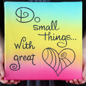... 300x300 Quote Art Canvas: National Craft Month Project & Giveaway