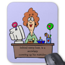 Secretary Day Jokes Zazzle Receptionist Humor Gifts