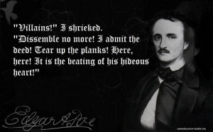 edgar allan poe quotes tell tale heart