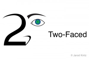 This is my logo for Two-Faced”