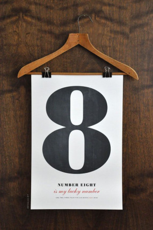 Pick a number Personalized Number Poster art print by evajuliet, $38 ...