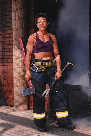 New York’s first female firefighter.I don’t care what bitchomatic ...
