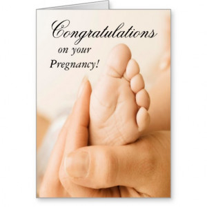 Congratulations On Your Pregnancy Card