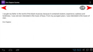 Some of the Eric Clapton Quotes we have covered in app are -