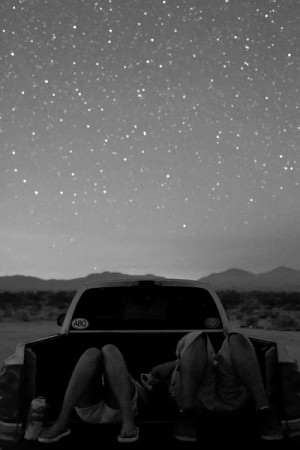 truck bed #stars #stargazing #couple #love #romantice #nowhere