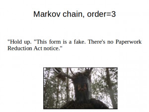 Because we are hard-wired to construct a narrative outof whatever ...