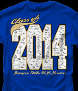 Cool t shirt ideas class of 2014 Customize the color scheme, add your ...