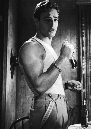Marlon Brando in A Streetcar Named Desire (1951) goddamn.