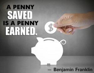 benjamin franklin quote on saving money