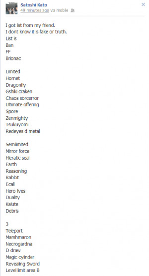 Official September 2012 Ban List
