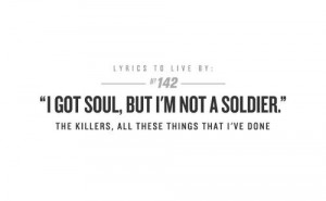 ... killers all these things that i ve done # all these things that i ve