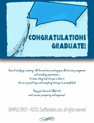 Graduation Congratulation Cards Congratulations card #005