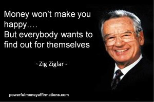 Quotation about money with image