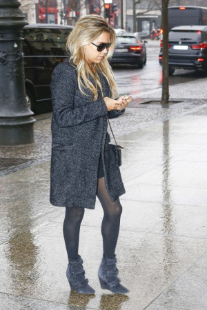 Sylvie Meis out and about in Hamburg ,18th January, 2014