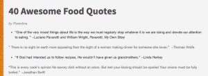 40 Awesome Food Quotes