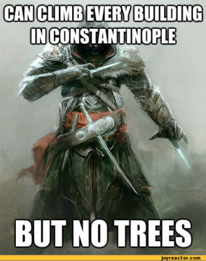 ... assassin's creed :: climb :: tree :: funny pictures :: building