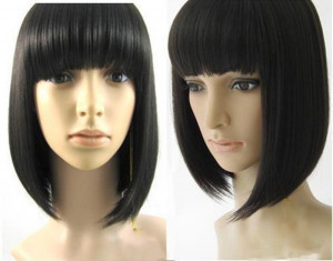 Short Wigs for Black Women with Bangs