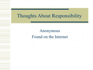 Search Results for: Quotes About Personal Responsibility 51 Quotes