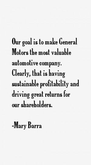 Mary Barra Quotes & Sayings
