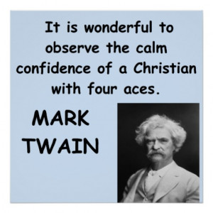 Mark Twain quote Print