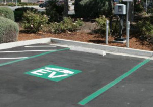 Electric-vehicle-parking-spot-charging-spot-paint-car-charge-EV-park ...