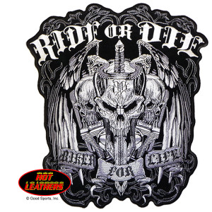 Hot Leathers Ride or Die Biker for Life Patch