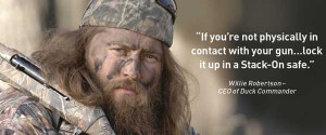 Willie Robertson of Duck Commander Stack-On Products Co